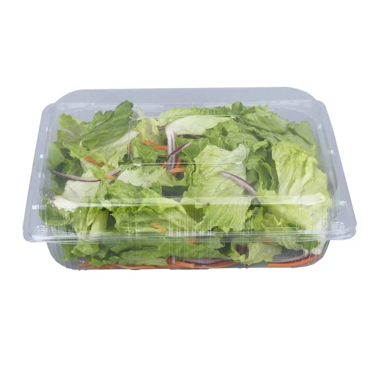 Biodegradable Pet Disposable Fruit Plastic Blister Packaging Clamshell Box