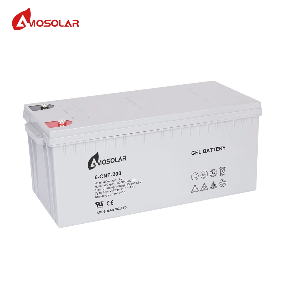Solarie Energie Batterie 12 В 100Ah 150Ah 200Ah Солнечная гелевая батарея с BMS для системы хранения солнечной энергии