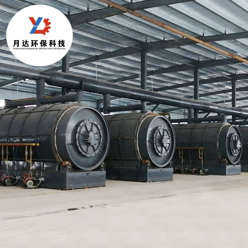 10th Generation No Pollution Tyre Pyrolysis Plant with new patents