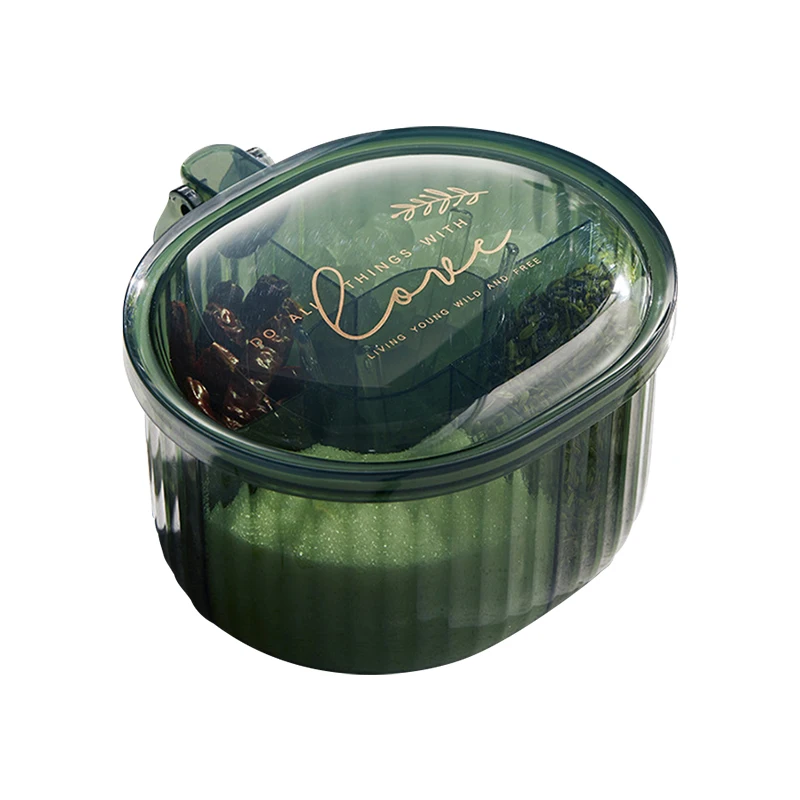 Light Luxury Divided Seasoning Box Home Kitchen Seasoning Box Seasoning Jar Salt And MSG Storage Box