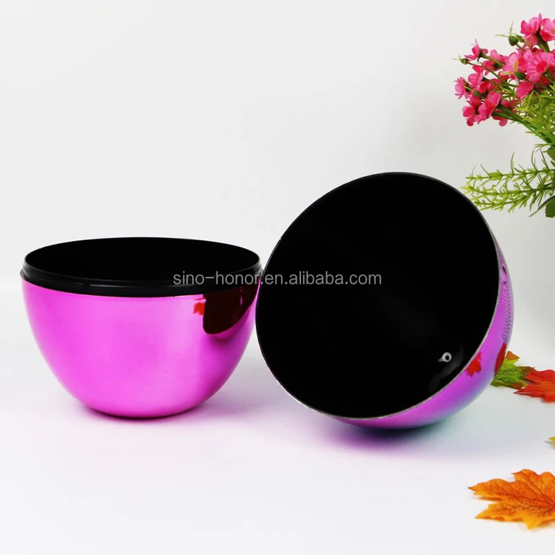 Big Large Plastic Easter Egg  with electroplating