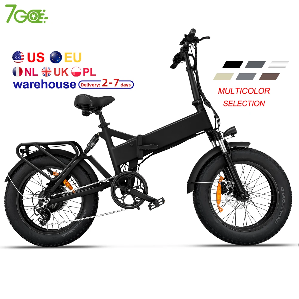 hot selling electric city bicycle fold assist fat tire suspension electric bike all terrain riding 750w electric bike