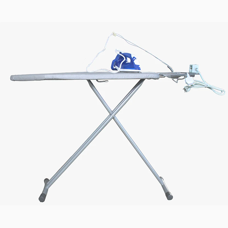 Hotel Home Use Multi-function foldable ironing board with wire bracket and power cord