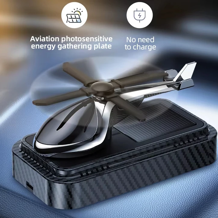 helicopter perfume solar car air freshener in the car smell  beauty accessories