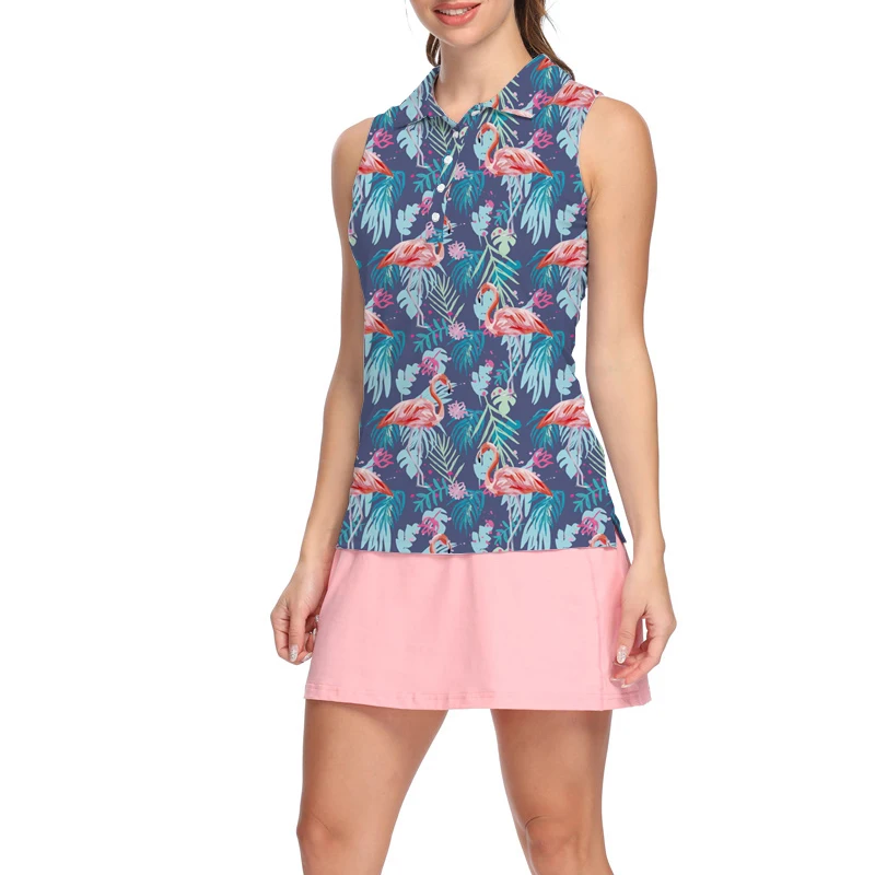 High Quality Sleeveless Polo Dress Woman Summer Polo T Shirts Shorts Poloshirts For Men And Women