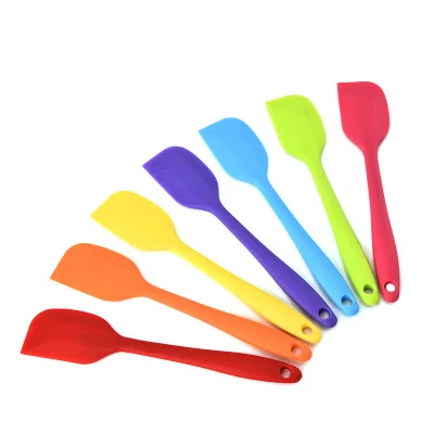 Best Sale Certificate 280*60mm Easy to Clean Food Grade Personalized Kitchen Silicone Espatulas