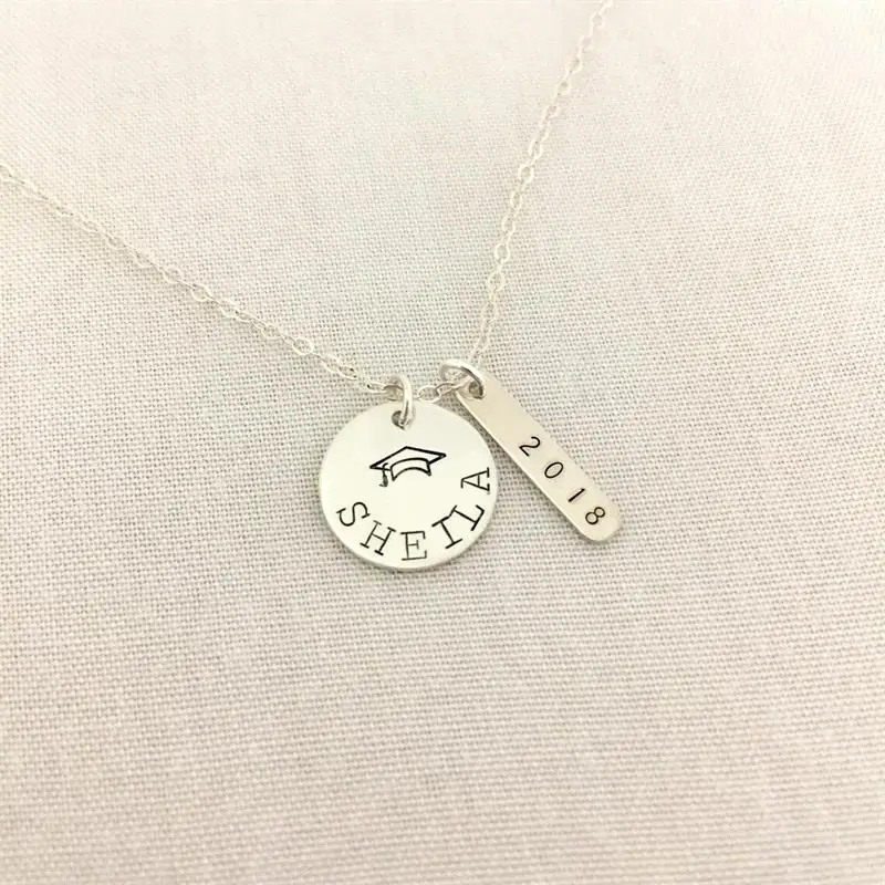 Factory Cheap Price High Quality Custom Personalised Name Engraved Stainless Steel Womens Necklaces Sets Engravable Blank