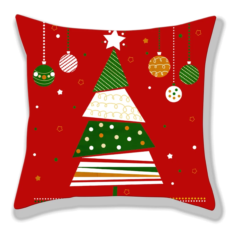 Горячая Распродажа цифровая печать Рождественская елка Рождественские наволочки для праздника домашний декор для вечеринки