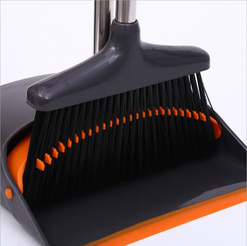 Broom and Dustpan Set for Home, Dustpan and Broom Set, Broom and Dustpan Combo for Office Home Kitchen