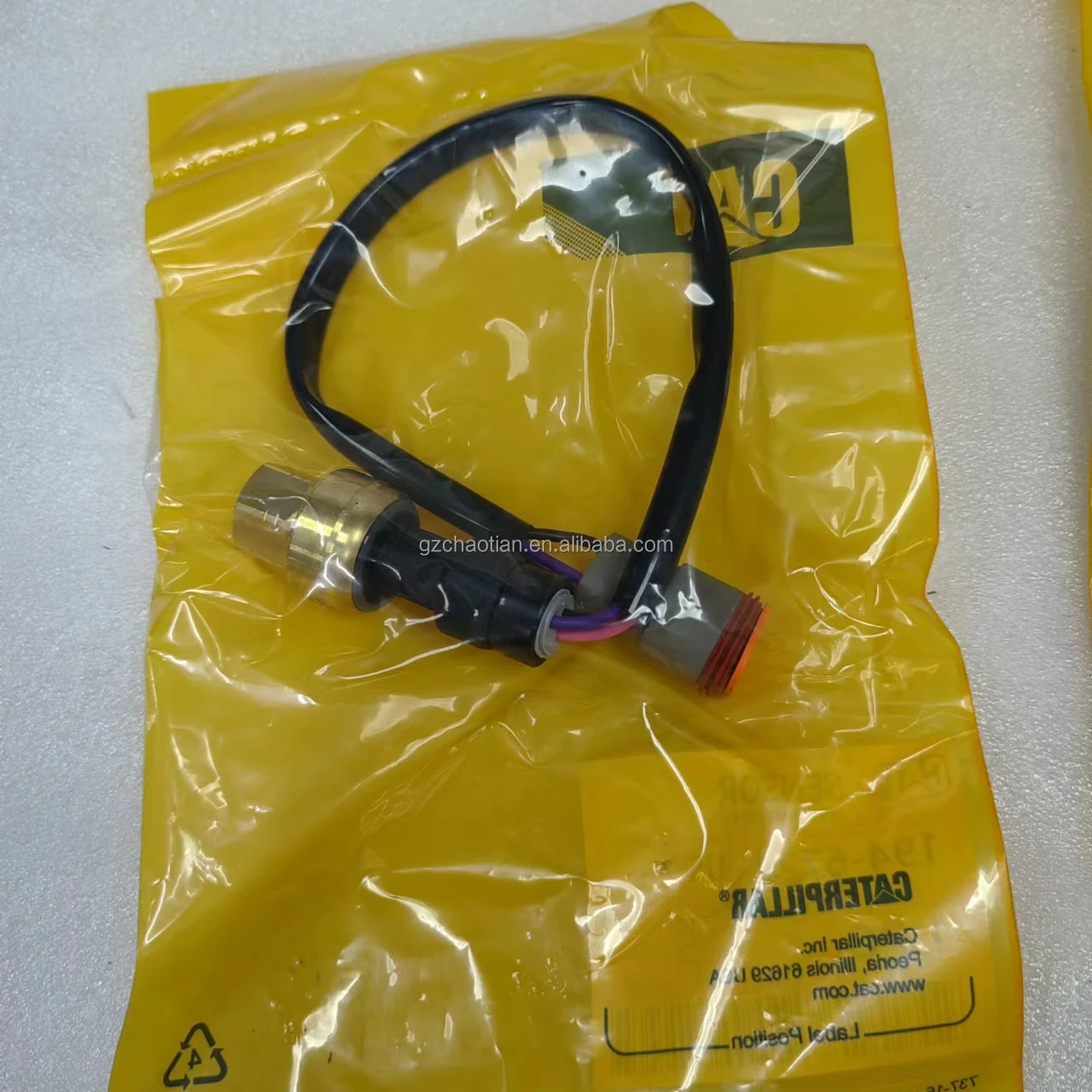 Excavator Pressure Sensor 194-6724 C15 C12 Engine Parts GP-Pressure Sensor 1946724 for CAT 3406E 325D 330D