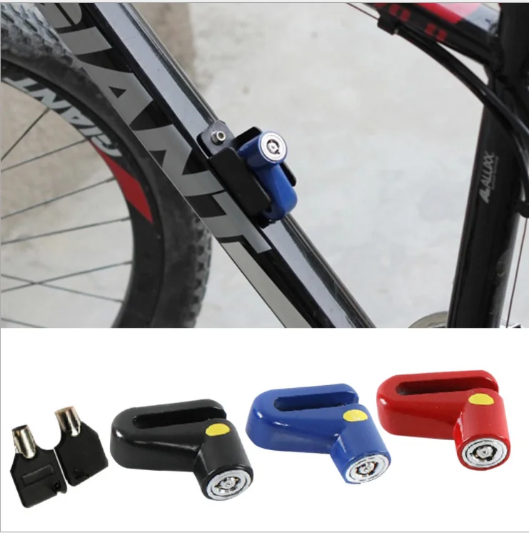 Safety Anti theft Disk Disc Brake Rotor Bike Bicycle Lock For Scooter  Cycling Motorcycle accessories lock