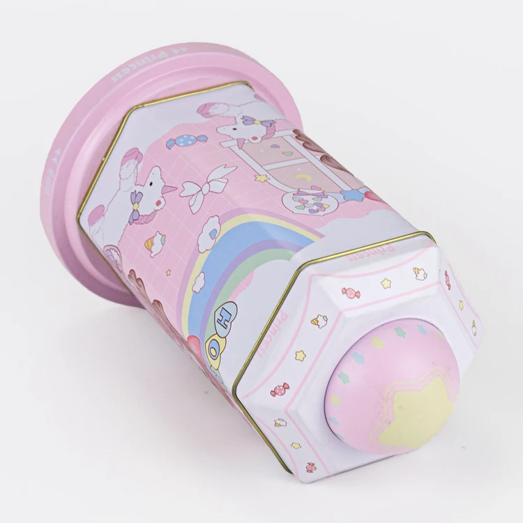 Toys plush jack in the box hand cranked pop up tin music box