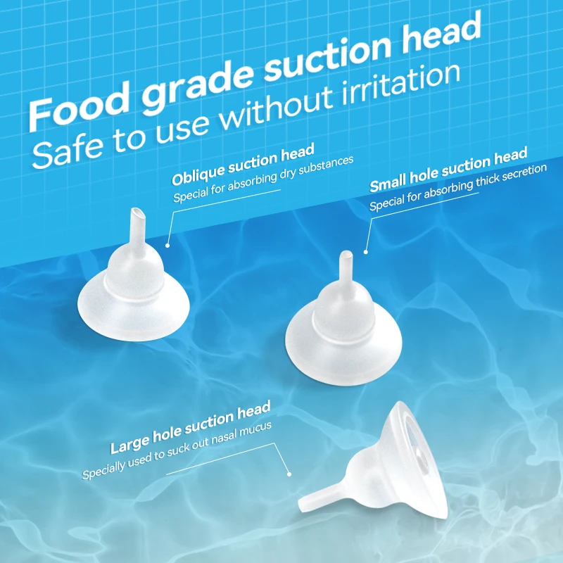 Electric Automatic Rechargeable Suction Vacuum Cleaner Baby Nasal Aspirator With Music Light
