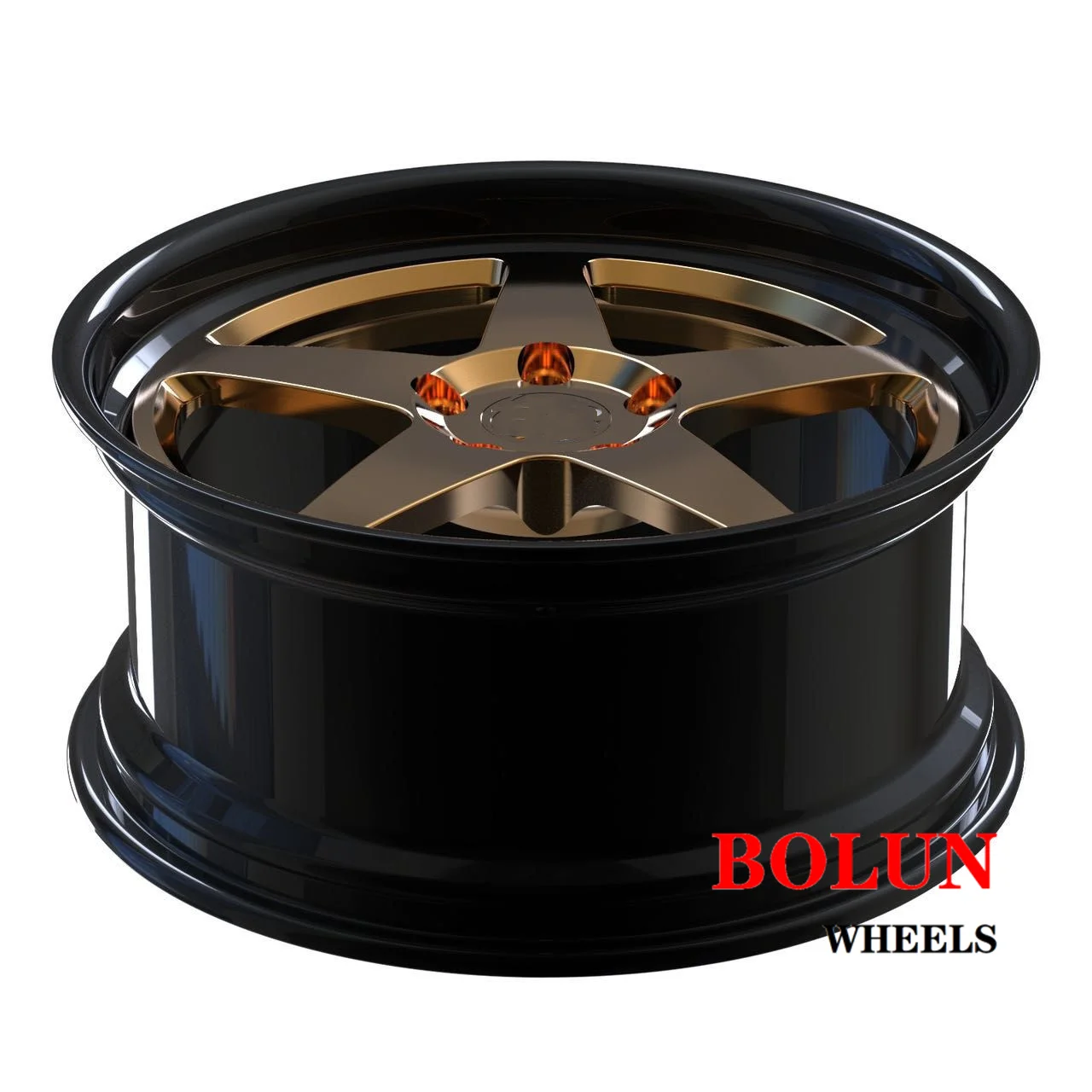2-Piece Forged Wheels in Deep Dish Style 100% Customized Luxury 2 Piece Forged aluminum Alloy Forged Racing Cars wheels