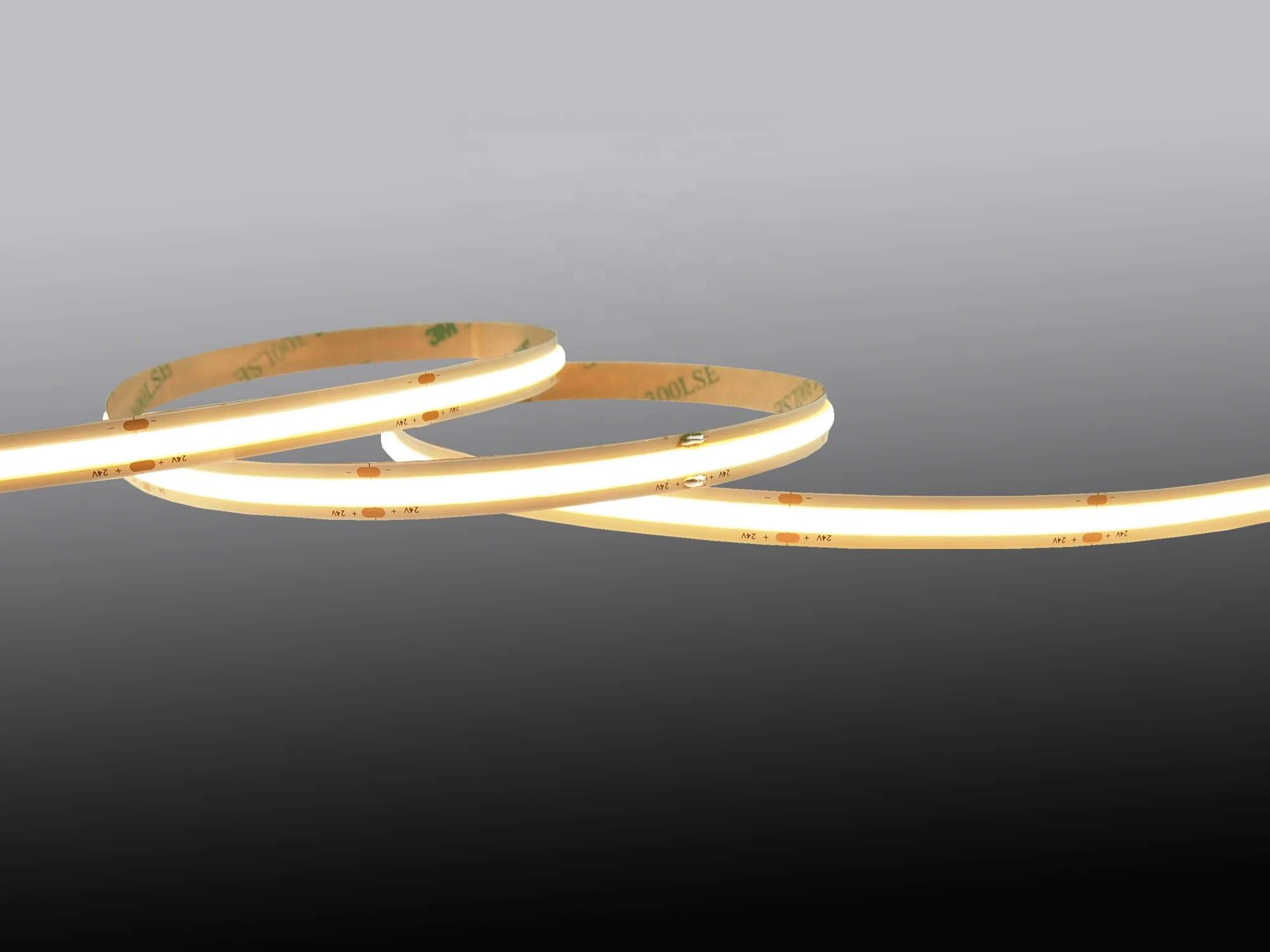 flexible COB LED Strips durable CRI90 CUL CE RoHS 14W/M  cutting small points Hot-selling Commercial COB Led No visible Led dots