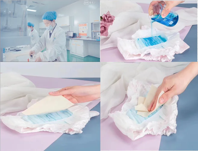 Yoho Ultra-Thin Wingless Sanitary Napkin Disposable Menstrual Period Pad Made from Pulp and SAP Certified from Japan