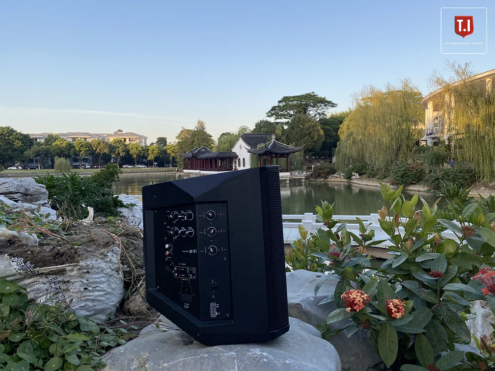 Portable mini active 6.5 inch audio sound equipment party speaker box bluetooth battery music box