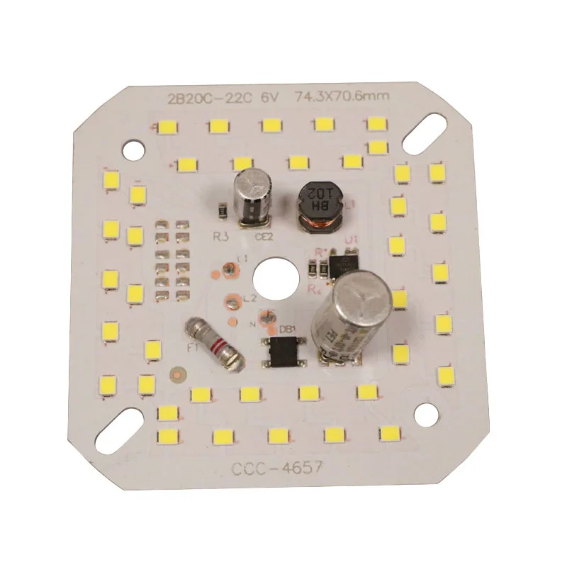 Светодиодная плата dob SMD2835 5730 алюминиевая печатная 30 Вт 40 для источника света