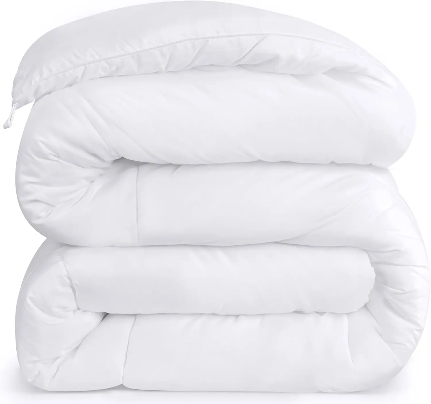 Down Alternative Comforter Twin White All Season Comforter Plush Siliconized Fiberfill Duvet Insert Box Stitched