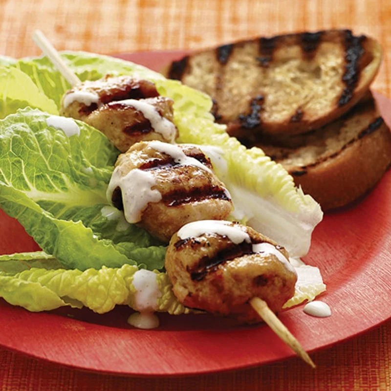 Good quality round bbq skewer bamboo skewer 8inches 4mm