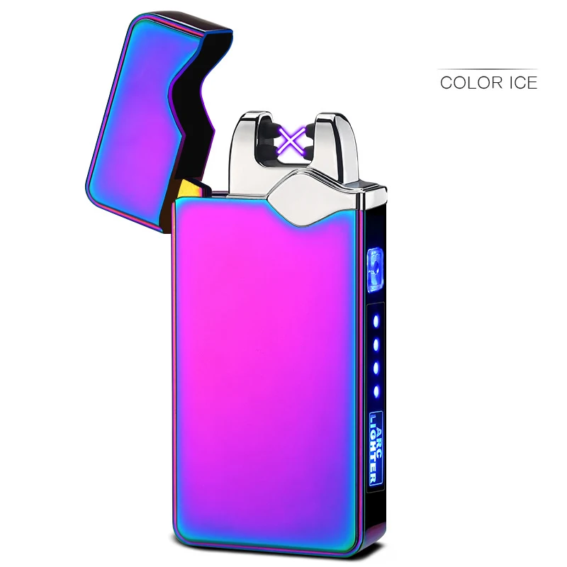 2022 hot sale cheap cigar USB dual arc electronic rechargeable lighter