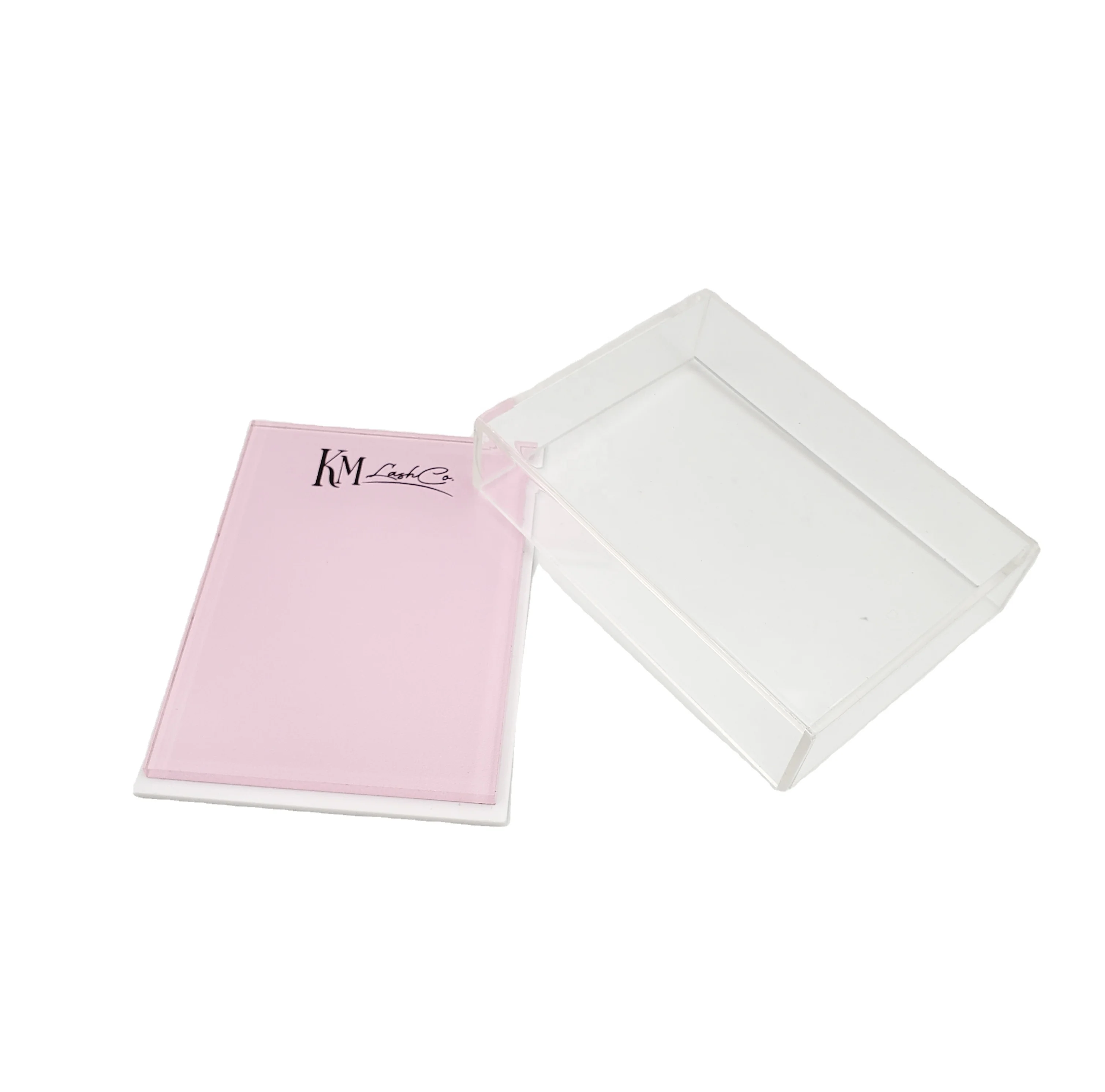 
pink single lash box/pink eyelash box/single lash case pink 