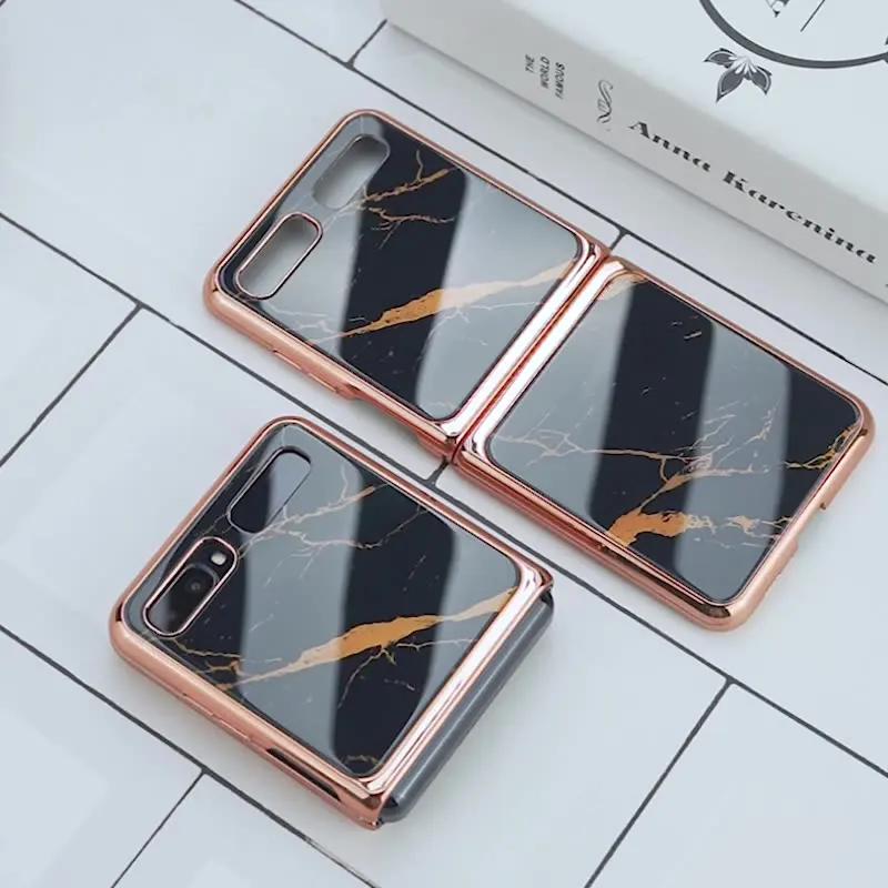 Чехол для телефона Samsung Galaxy Z, откидной Чехол из оргстекла, задняя крышка для z Flip