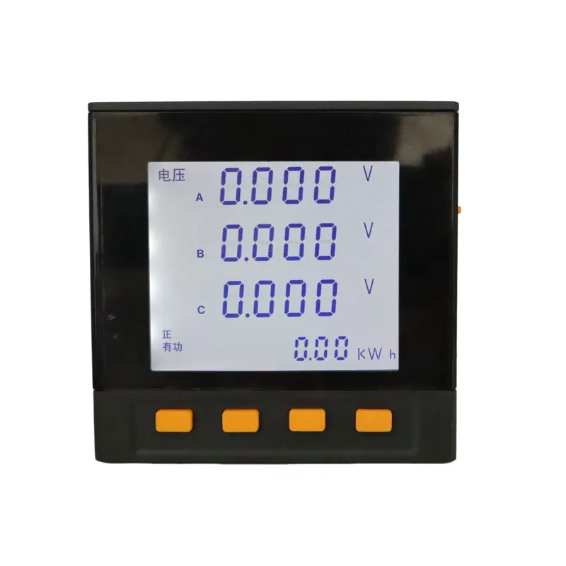 Factory Direct Sale PD6003E-9SYD 96*96mm Three Phase Harmonic Multifunction Meter