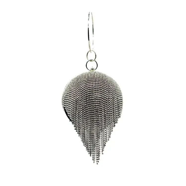 bling purses crossbody bag hot selling pink handbag ball purse wallet women square clutch bags