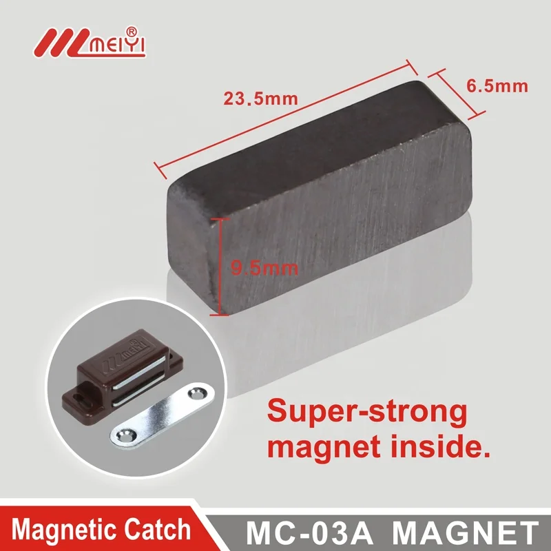 
Meiyi furniture cabinet door magnetic catch goods catching magnet stick 