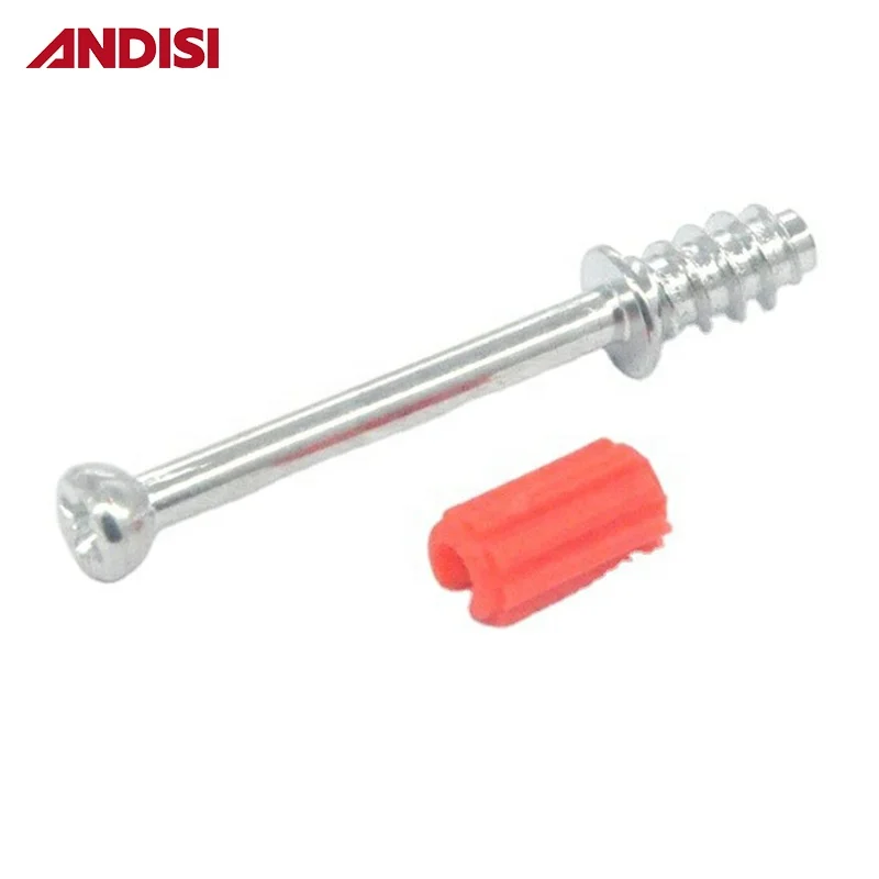 Mini fix furniture connecting connector screw bolt cabinet cam lock dowel furniture bolts