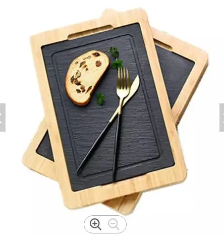 Good Quality Large Size Pizza Tray Square Countertop Wooden/Bamboo Tray
