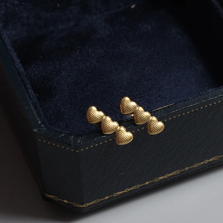 High End Waterproof Hypoallergenic Stainless Steel Women Jewelry 18 K Gold Plated Thick Curb Cuban Link Chain Earrings