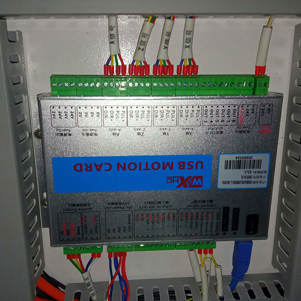 Hot sale XHC mach3 3-axis Lan/usb cnc motion controller card CNC board MK3-V