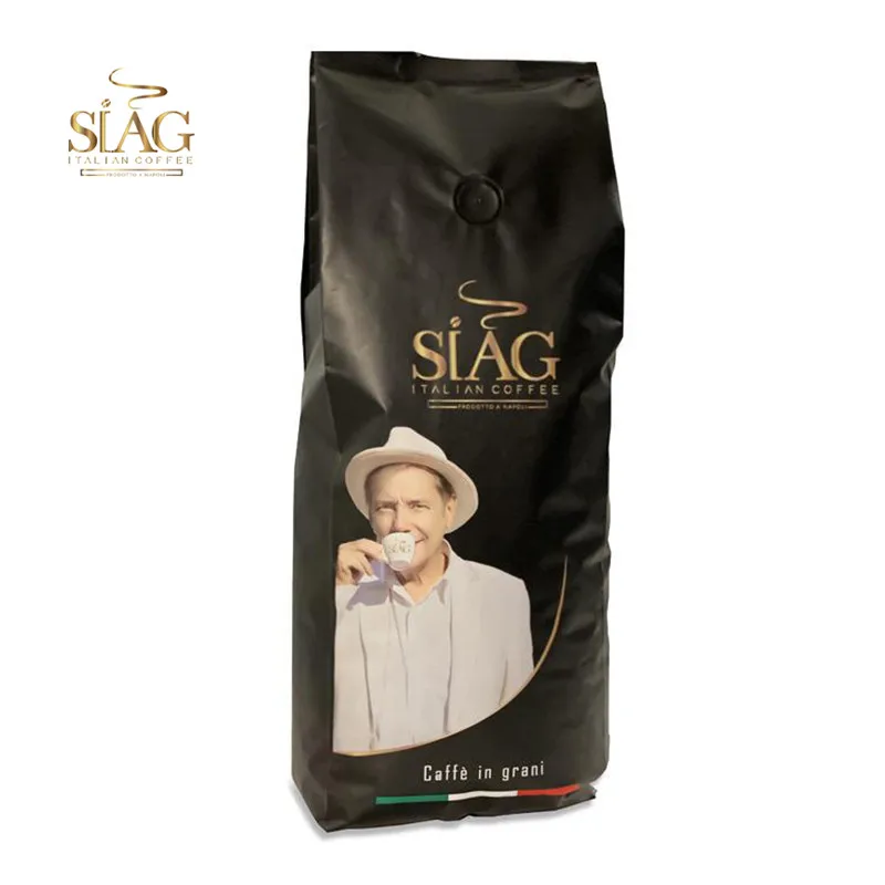 
Italian Whole Bean Coffee 1Kg Robusta Roasted Coffee Beans 