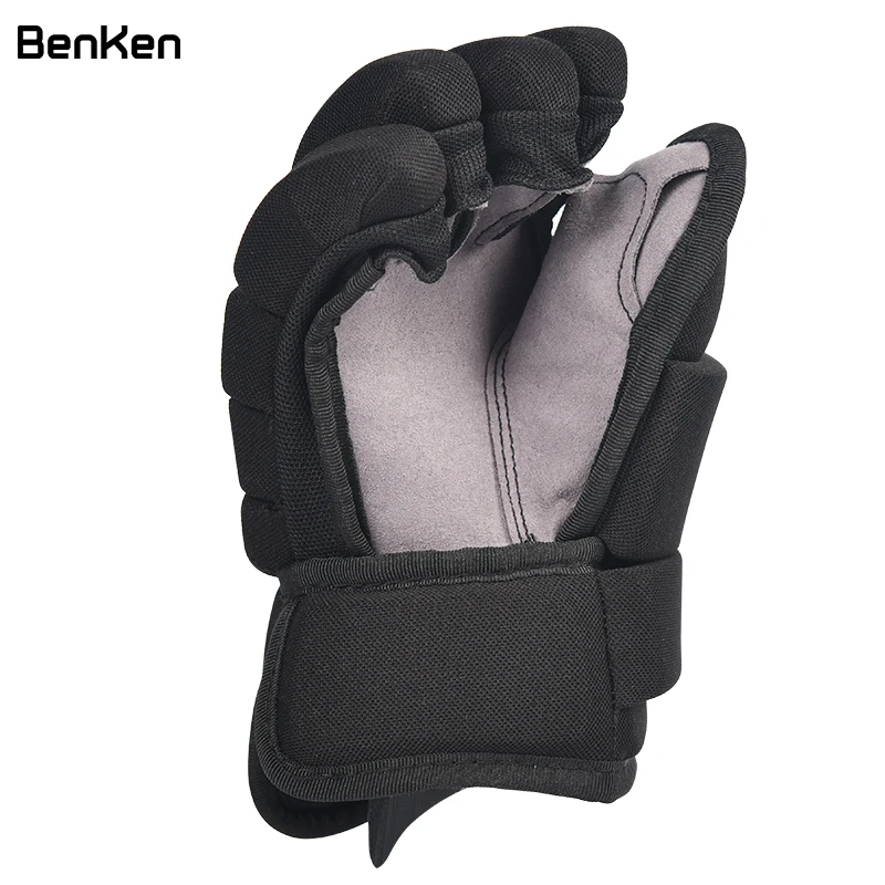 Benken Professional Style Lacrosse & Ice Hockey Gloves for Kids Youth Breathable Sports Equipment Gear