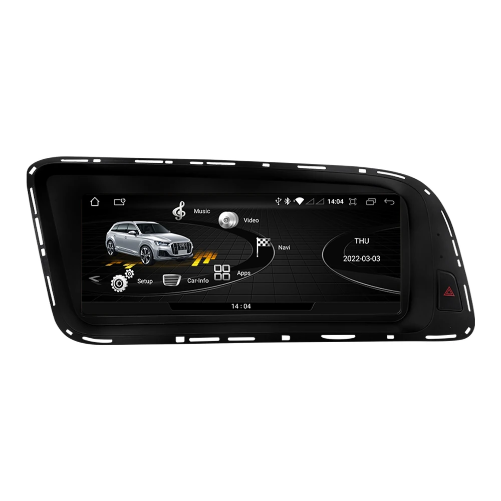 COIKA 8 дюймов система Android автомобильный радиоплеер GPS навигатор стерео для Audi Q5 2009-2016 BT Wi-Fi 4G SIM аудио головное устройство