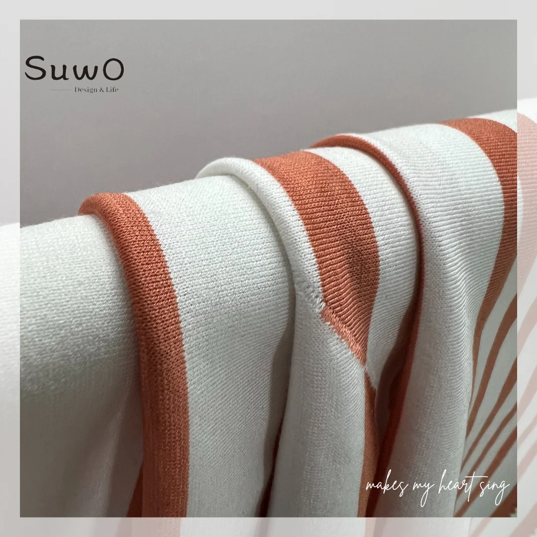 High quality woven mercerized cotton knitted fabric Pima cotton Soft comfortable Suitable for Skirt Tshirt Dresses