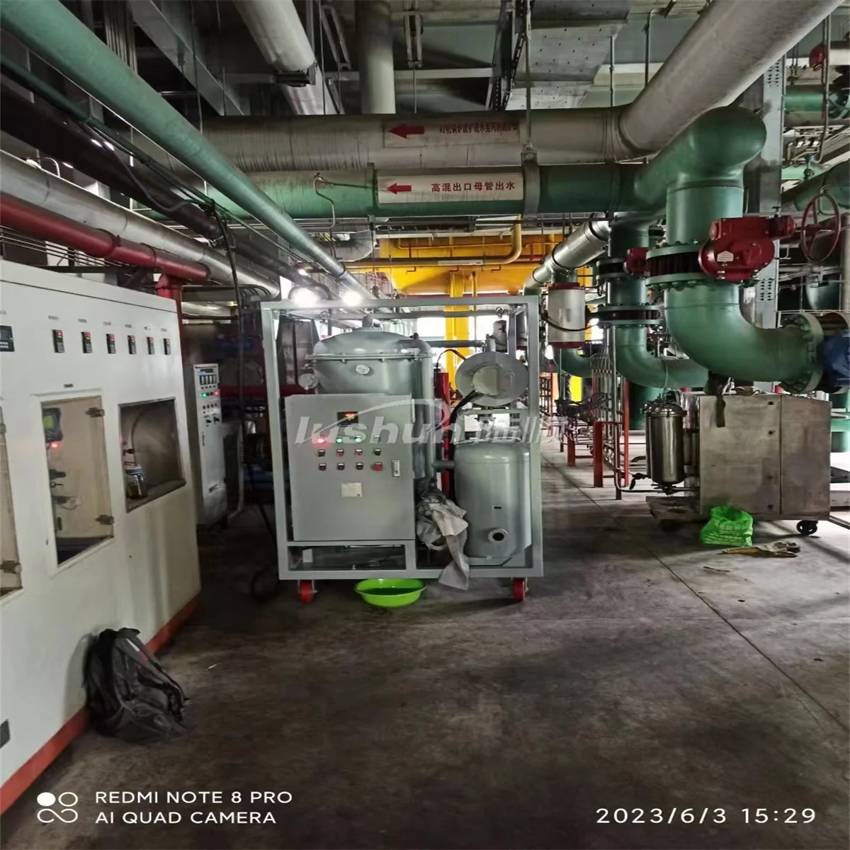 30Lpm mobile turbine lubricating oil purification machine