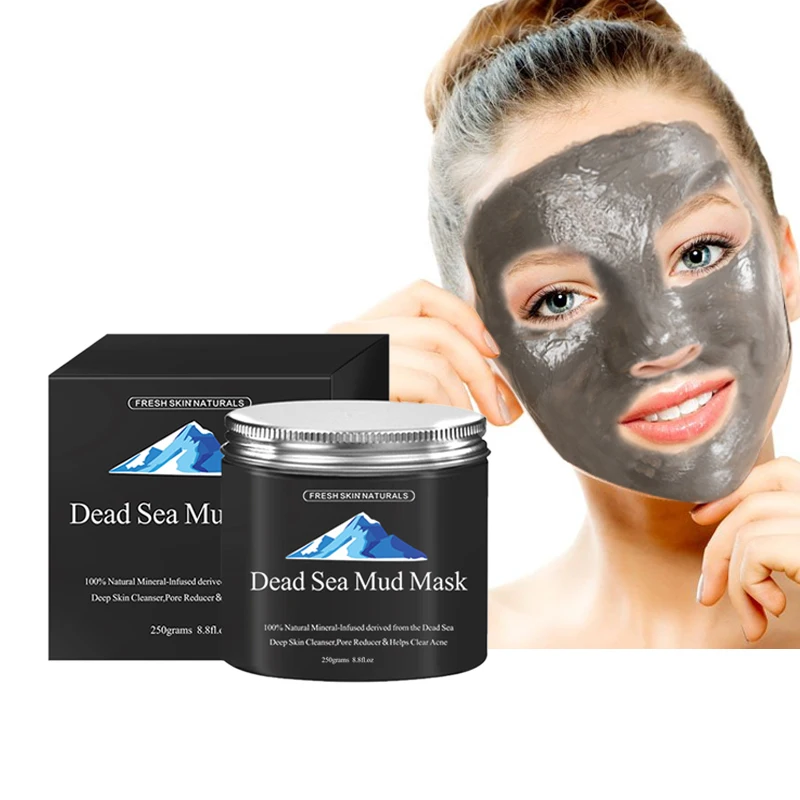 Wholesale Skincare Private Label Natural Clay Facial Mask Volcanic Dead Sea Mud Mask for Face and Body
