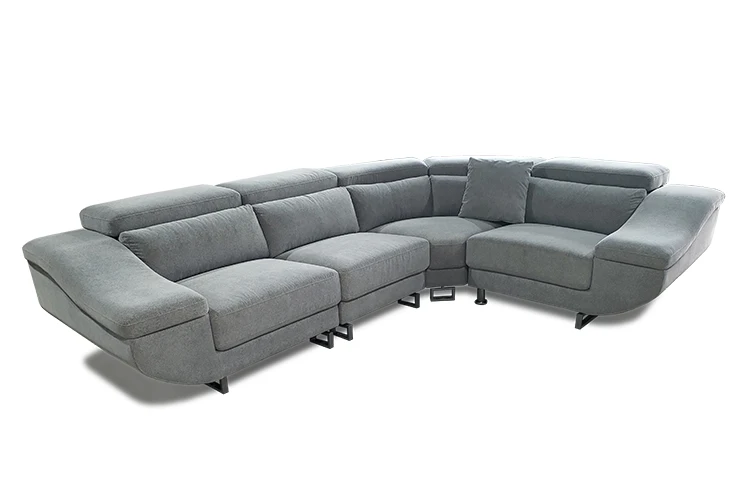 2020 new design  hot sell high end Fabric Sectional Big Modular Sofa Set for living room