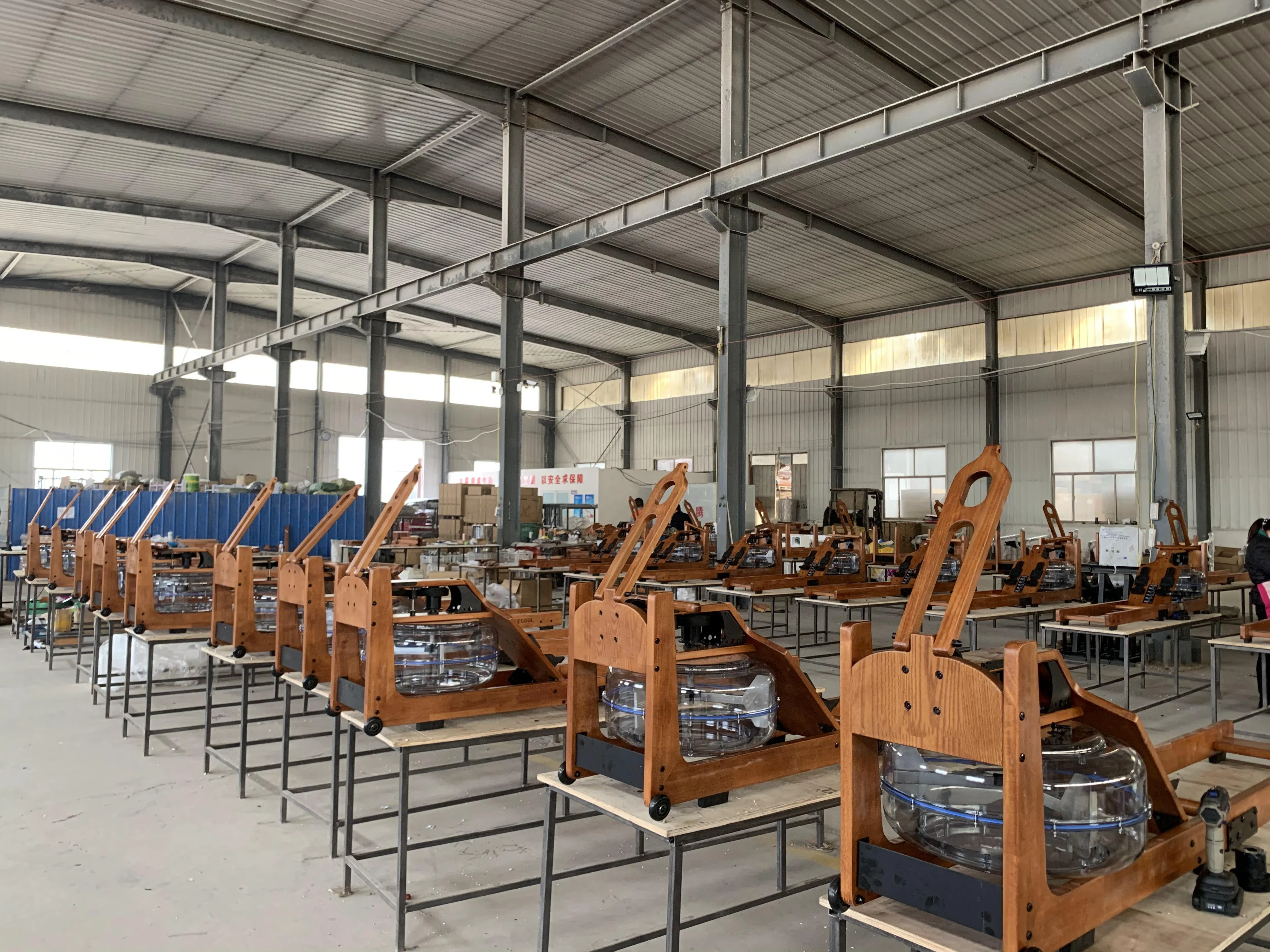 Custom Buy New Professional Multi Functional Training Rower Maquina De Remo Wooden Seated Water Rowing Machine Price