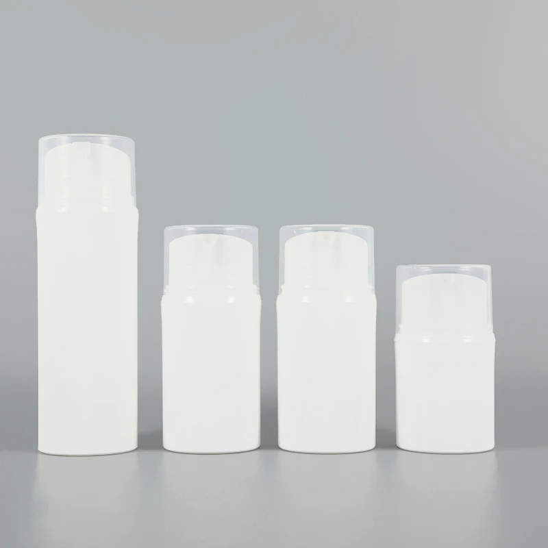 New design 30ml 50ml 80ml plastic airless cosmetic bottle for lotion