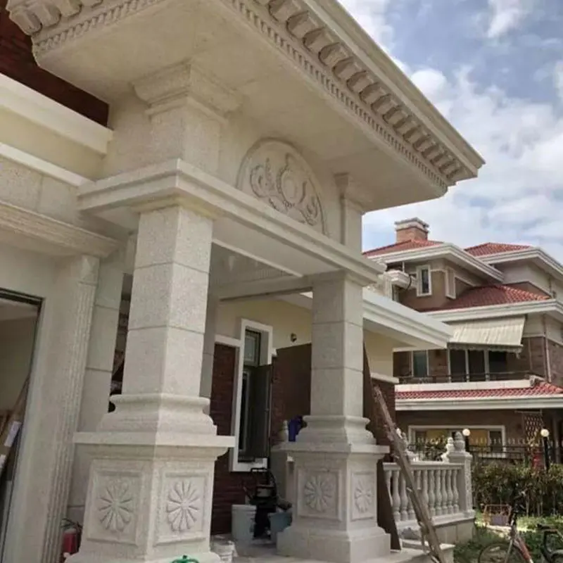 GRC column outdoor cement Roman shape column foam ceramic new material