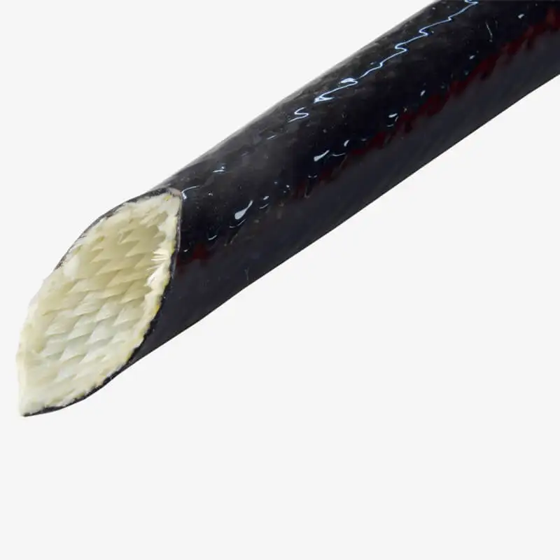 Heat Resistant Silicone Coated Fiberglass Heat Isolation Fire Resistance Fire Sleeve