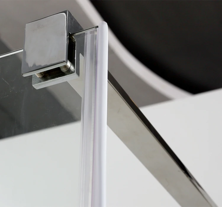 Лучшая цена 900x900 мм квадратная 6 закаленная стеклянная душевая кабина для отеля и