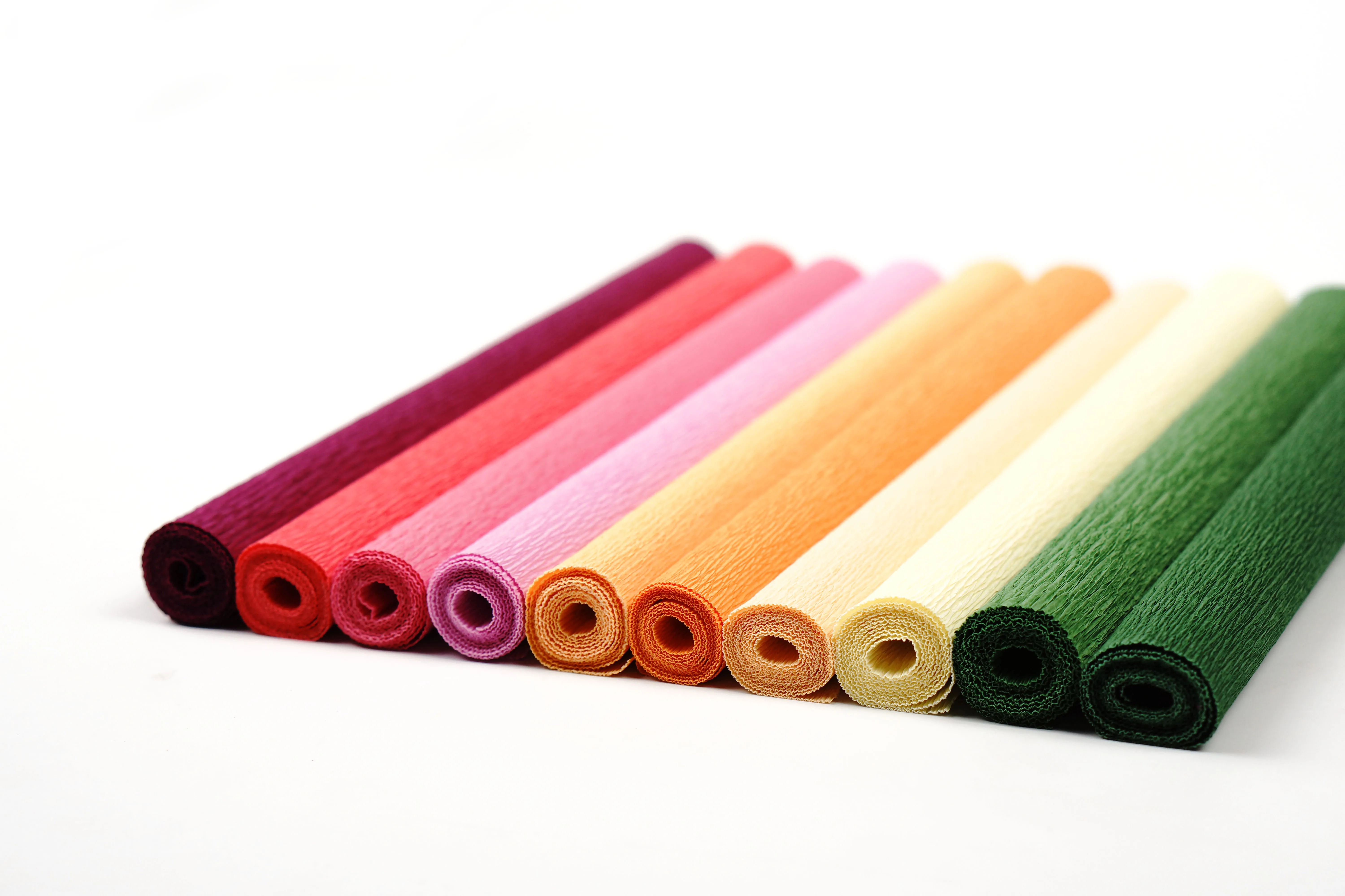 
flower crepe paper, fluorescent crepe paper,base crepe paper for masking tapes 