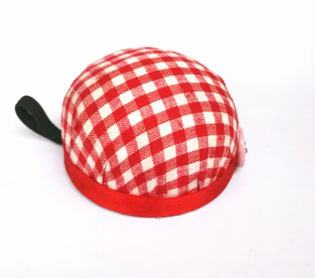 Cute fruit shape Sewing Kit Ball Needle Wearable Thread Holder Cushion Pillow Sewing Wrist Pin Cushion