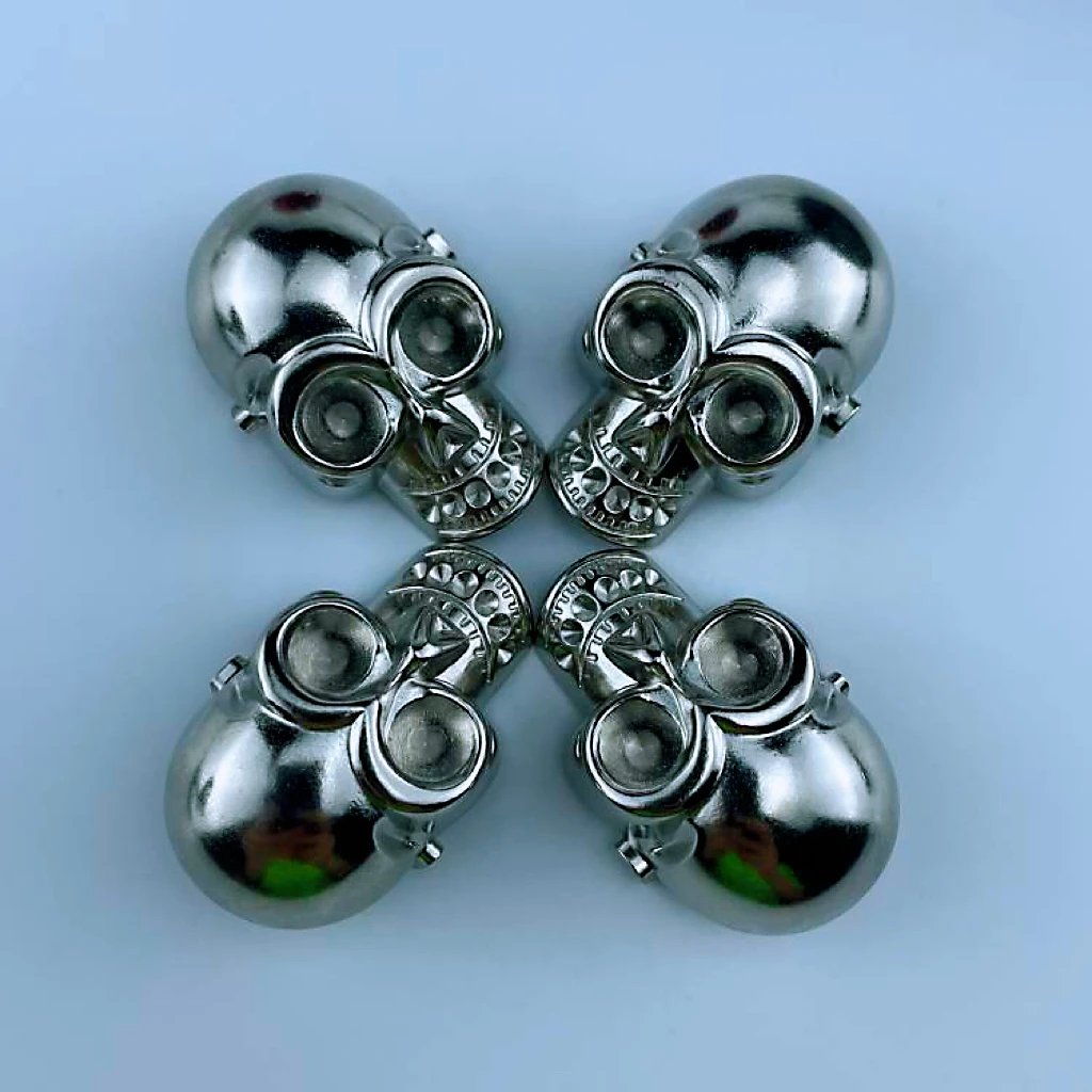 skull design collar stays Metal polyester brass lapel pin brooch sewing accessories for clothing dressmaker pins
