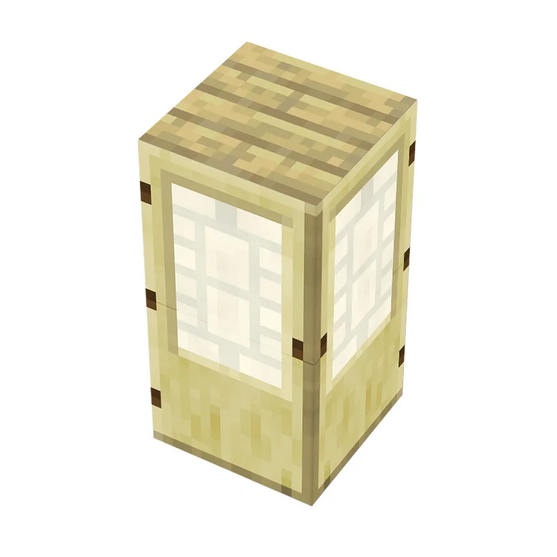 My World Magnetic building blocks Series Building Block Toy Accessories Birch/Dark Oak/Iron gate Toy bricks parts for 3D game